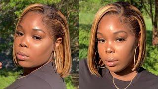 GOT BORED SO I WENT BLONDE | Simple Wig Install + How I Cut The Lace On My Wigs | Wow African