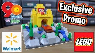 LEGO 90th Anniversary Mini Castle Exclusive Walmart Promo 6426244 Review | RARE 1 of 10,000