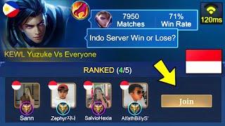 WHEN GLOBAL ALUCARD PLAY IN INDONESIA SERVER  AND THIS HAPPENED…  (i met top players!)