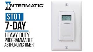 Intermatic ST01 7-Day Heavy-Duty Programmable Timer Offers Versatility and Convenience