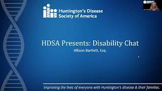 HDSA Disability Webinar: Healthcare Decision Making