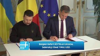 Belgien liefert 30 F16 an Ukraine, Selenskyj-Deal: 1 Mrd. USD.