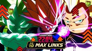 IMPOSIBLE de MATAR? MINI VEGETA SUPER SAIYAN 3 FULL LEVEL LINKS SHOWCASE | Dokkan Battle