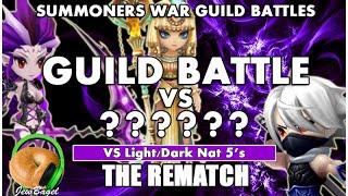 SUMMONERS WAR : Guild Battle VS ??? (Light/Dark Nat 5's)