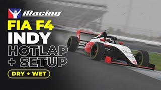 iRacing Dry & Wet Onboard Laps: FIA F4 @ Indy + Setup Link