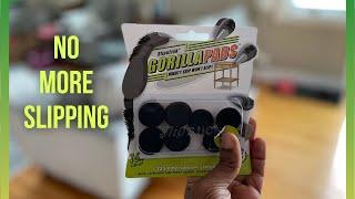 SlipStick Gorilla Pads | No More Sliding Furniture on Hardwood Floors | Product Review