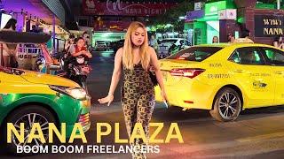 Bangkok Nightlife: Walk around Busy Nana Plaza on New Year 2025.