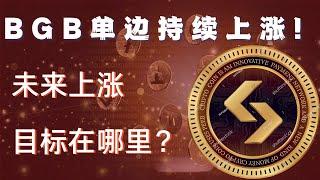 BGB 比特币 BTC 区块链 加密货币 最新行情走势分析，BGB单边持续上涨！未来上涨目标在哪里？比特币回调目标在哪里？