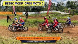 Full Race Bebek Modif Open Moto2 Grasstrack Serdadu Langkap Pangandaran