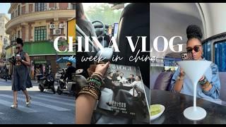 Abu Dhabi to CHINA in 24 HRS VLOG | Vintage Shopping | private dining | politics | BLESSINGS