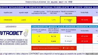 Come fare facilmente le SUREBET