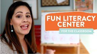 Small Group Literacy Center // literacy center ideas for kindergarten and first grade