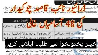 New Jobs In KPK Govt Junuary 2022