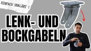 Lenk- und Bockgabeln | Einfach erklärt !