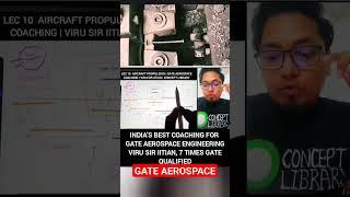 GATE Aerospace engineering coaching | live class  video courses test series assignment with solution