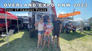 Overland Expo PNW 2023 - Look Inside Over 17 Campers Including Drew Simms New Toyota Tacoma Build.