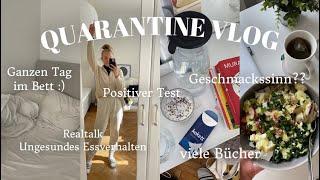 QUARANTINE VLOG I positver Corona-Test, Quarantäne, Symptome, ungesundes Essverhalten I Kathamariie