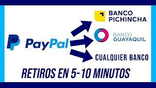  Cómo retirar dinero de PAYPAL en ECUADOR 2022 RÁPIDO (OLVÍDATE de Cambios.ec y Pagar es Fácil) 