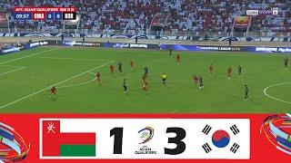 عمان ضد كوريا الجنوبية [1-3] | تصفيات آسيا المؤهلة لكأس العالم 2026 | أبرز الأحداث والأهداف!