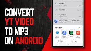 How To Convert YouTube Video To MP3 On Android | Video To MP3 Without App