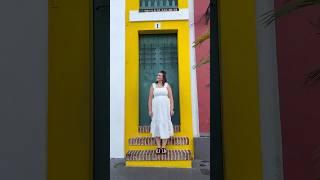 An early morning in Old San Juan Puerto Rico  | Wes Anderson Film trend #oldsanjuan #puertorico