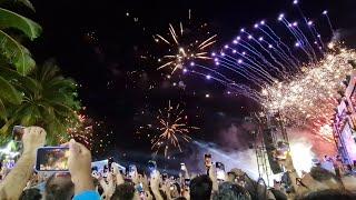 PATONG BEACH Silvester 2023 Feuerwerk am strand