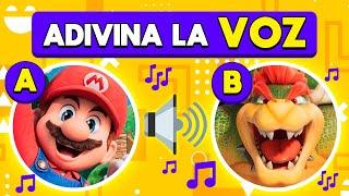 ADIVINA el Personaje de SUPER MARIO BROS por Su VOZ  | Trivia Mario | DiverTrivia 