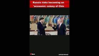 Russia risks becoming an 'economic colony of China' following its invasion of Ukraine, says|#shorts