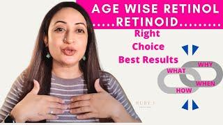 Retinol Serum Vs Retinol Cream| AGE for Retinol, Tretinoin Retin-A | Best Retinol Product in India