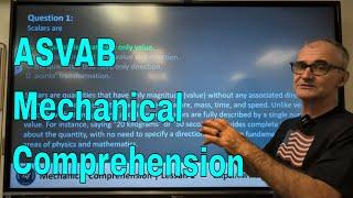 ASVAB Mechanical Comprehension Review -2024