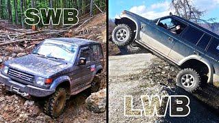 OFF ROAD - SWB VS LWB PAJERO 3500v6