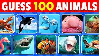 Guess 100 Sea Animals in 3 Seconds  | Easy, Medium, Hard, Impossible