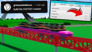 Theme Park Tycoon 2 But... I Challenge YOUR Dares