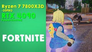 RTX 4090 - Fortnite C5S3 1440p Medium Custom - DLSS Balanced