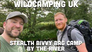 Stealth Bivvy Bag Camp by the River - Wildcamping UK