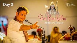 Shri Ram Katha Live | Day 3 | Sri Pundrik Goswami Ji | Vrindavan Garden , Amritsar ( Punjab ) | 2024