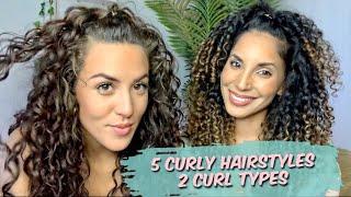 5 Easy Helpful Curly Hairstyles with Kae