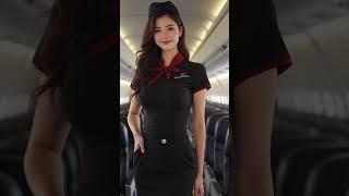 AI girls  lookbook  Flight Attendant  4K #ai #aigirl #ailookbook #lookbook #aimodel #ai19 #anime