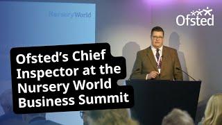Sir Martyn Oliver's speech at the Nursery World Business Summit