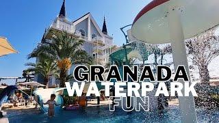 Granada Luxury Belek Turkey Waterpark: Adventure Dive into Fun with Epic Slides and Foam Party Fun!