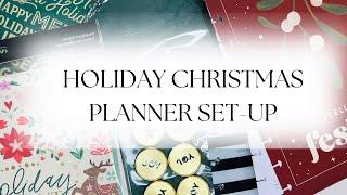 Happy Planner Holiday Planner Set-up | 2024 Christmas | Get Ready for the Holidays!