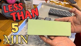 How to flatten any sharpening stone...   #shapton #sharpening