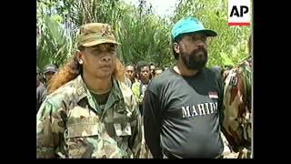 WEST TIMOR: MILITIAMEN GATHER FOR FUNERAL