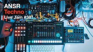 Techno LiveJam-381 with TR-8S + Digitone + Eurorack Modular