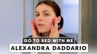 Alexandra Daddario's Nighttime Skincare Routine | Go To Bed With Me | Harper's BAZAAR