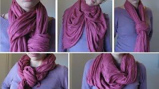10 лесни начина да носим шал (на врата си)