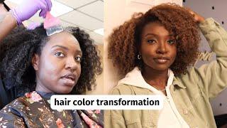 I did it! Hair Color Transformation | Natural Hair Salon Visit