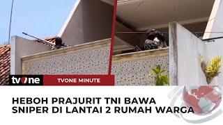 Bawa Sniper Saat Amankan Presiden, TNI Jadi Sorotan Netizen | tvOne Minute