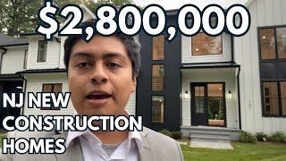 Touring a $2.8M NEW CONSTRUCTION LUXURY Home In Haworth NJ | Luxury Homes For Sale In NJ