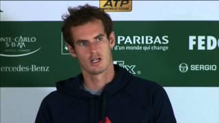 Murray Reacts To Opening Monte-Carlo Win